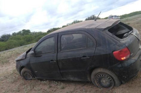 Vuelco en ruta riojana dejó un herido de gravedad