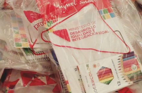 El 2 de marzo comienza la entrega de 52 mil kits escolares