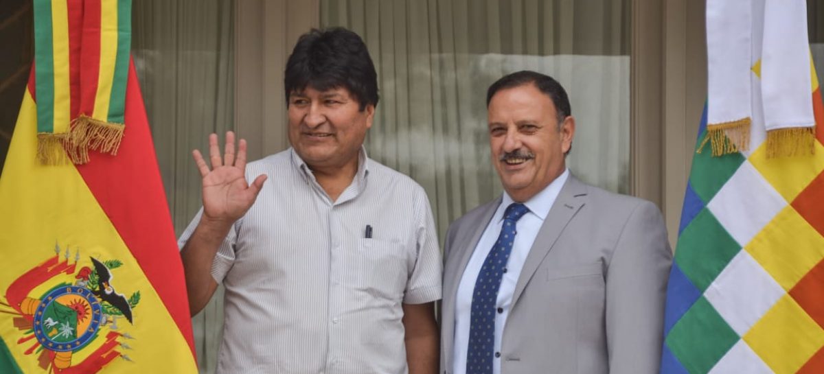 Evo en La Rioja: Ciudadano Ilustre y doctorado honoris causa