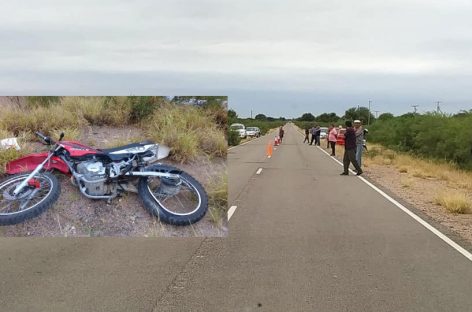 Joven motociclista cayó de su moto y perdió la vida