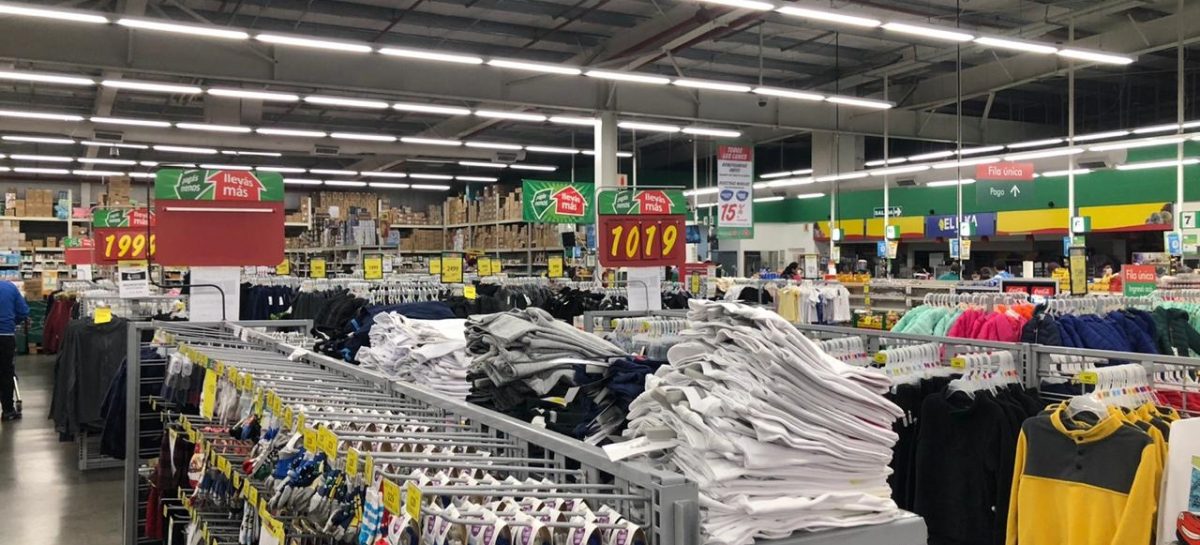 CORONAVIRUS. PROHIBEN VENTA DE ROPA Y ELECTRÓNICA EN SUPER E HIPERMERCADOS
