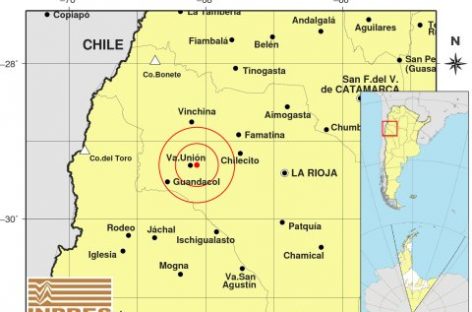 TEMBLÓ FUERTE LA RIOJA EN PLENA SIESTA: 4.8 GRADOS