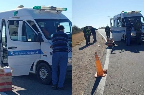 UTILIZABAN AMBULANCIA PARA HACER DELIVERY DE CIGARRILLOS AL INTERIOR