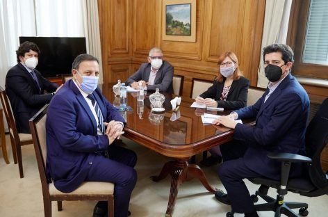 QUINTELA SE REUNIÓ CON WADO DE PEDRO: SITUACIÓN SANITARIA RIOJANA Y REACTIVACIÓN DE LA ECONOMÍA