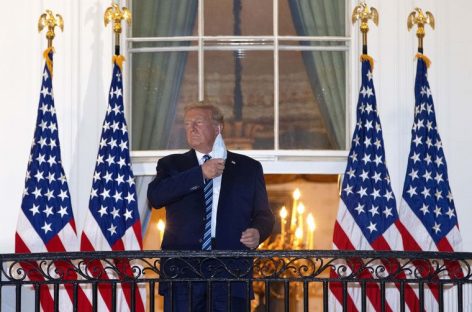 TRUMP RECIBIÓ EL ALTA DE COVID Y PIDIÓ NO TEMERLE AL VIRUS
