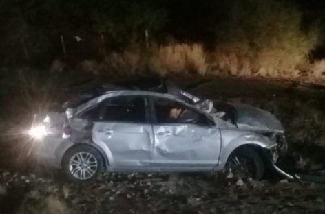 BRUTAL VUELCO Y MILAGRO EN RUTA 40: SOLO HERIDOS LEVES