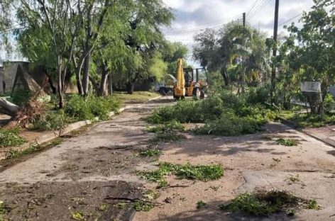 DECLARAN LA EMERGENCIA CLIMÁTICA EN CHAMICAL TRAS UN TORNADO