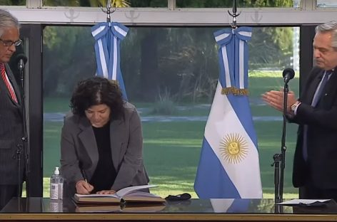 CARLA VIZZOTTI ASUMIÓ COMO MINISTRA DE SALUD DE LA NACIÓN
