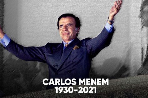 A LOS 90 AÑOS, MURIÓ EL EX PRESIDENTE CARLOS SAÚL MENEM