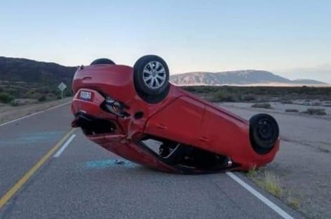 BRUTAL VUELCO EN ARAUCO NO DEJÓ HERIDOS DE MILAGRO