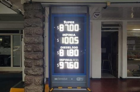 EN LA RIOJA, LA NAFTA PREMIUM YA SUPERÓ LOS $100 EL LITRO