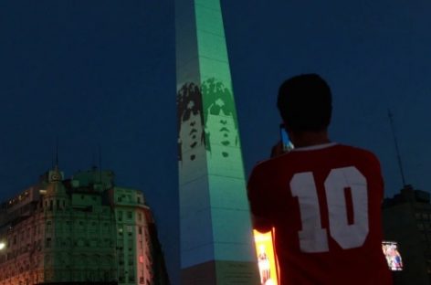 MARCHA PARA PEDIR JUSTICIA POR DIEGO MARADONA