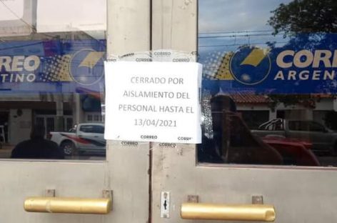 COVID. EL CORREO ARGENTINO CERRADO HASTA EL 13 DE ABRIL