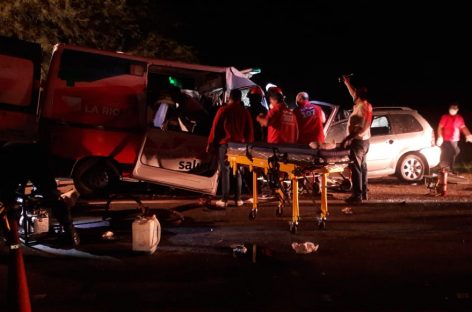 TRAGEDIA EN RUTA 38. AUMENTÓ A 9 EL NÚMERO DE MUERTOS POR EL CHOQUE