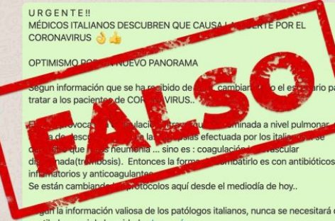 INFODEMIA. EL PELIGRO DE LA DESINFORMACIÓN EN TIEMPOS DE PANDEMIA