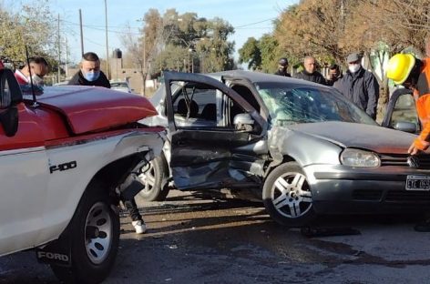 CAPITAL. GRAVE ACCIDENTE VIAL DEJÓ UNA PERSONA HERIDA