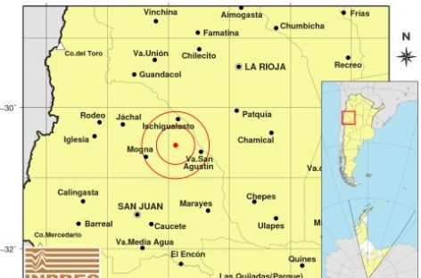 SUSTO. TEMBLÓ SAN JUAN Y SACUDIÓ MUY FUERTE A LA RIOJA
