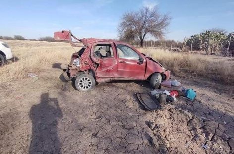 OTRO TERRIBLE VUELCO DEJÓ UN HERIDO: ESTA VEZ EN RUTA 79