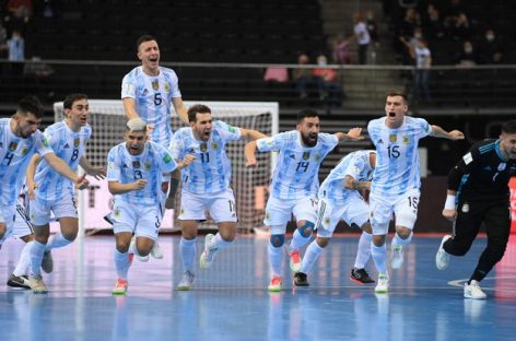 ENORME. ARGENTINA VENCIÓ A BRASIL Y ES FINALISTA DEL MUNDIAL DE FUTSAL