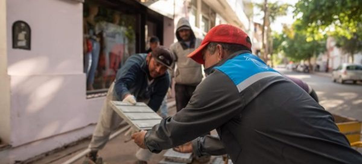 CAPITAL. EL MUNICIPIO TRABAJA EN LA RECUPERACIÓN DE VEREDAS EN MICROCENTRO