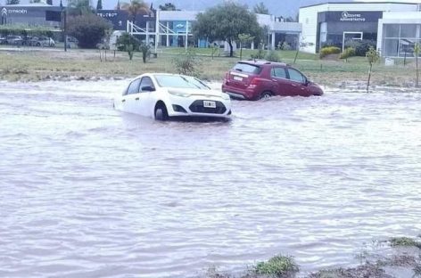 EL FUERTE TEMPORAL HIZO ESTRAGOS EN LA CAPITAL RIOJANA