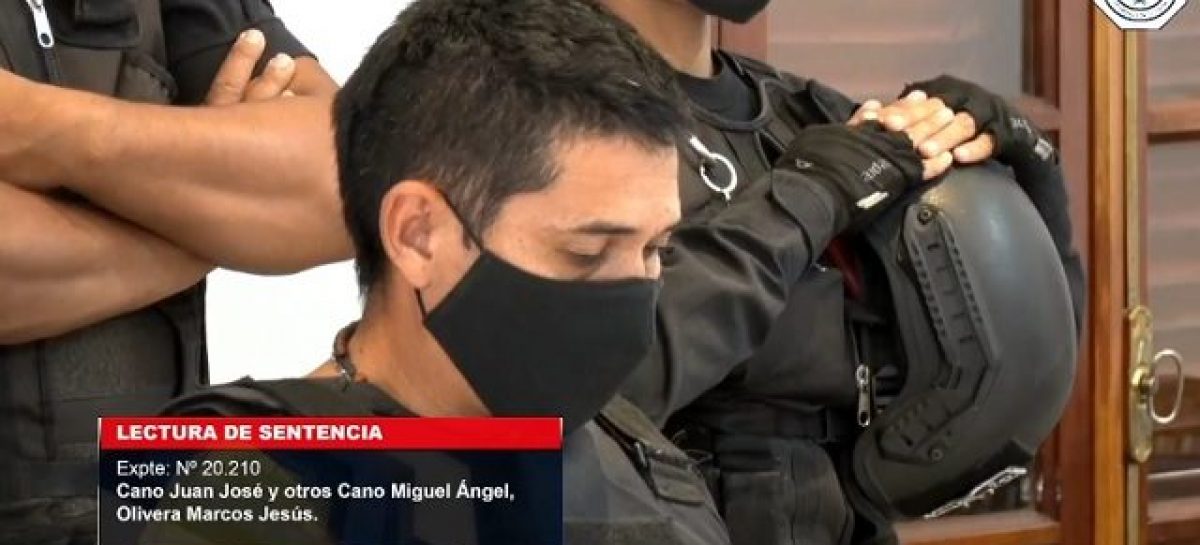 CONDENARON A 8 AÑOS DE PRISIÓN A JUAN JOSÉ CANO