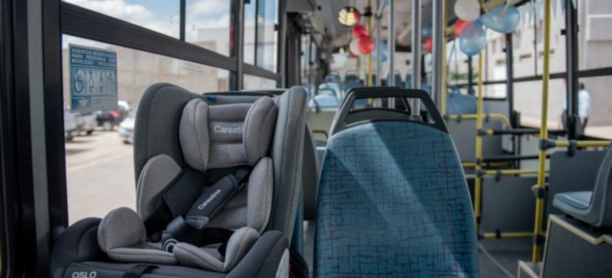 RIOJA BUS SUMÓ SILLITAS INFANTILES A SU SERVICIO DE TRANSPORTE URBANO