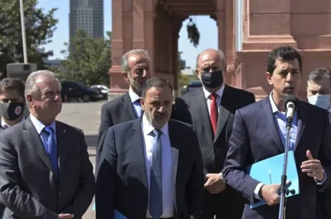 COPARTICIPACIÓN. QUINTELA APOYÓ A CASA ROSADA EN LA PUJA CON CABA
