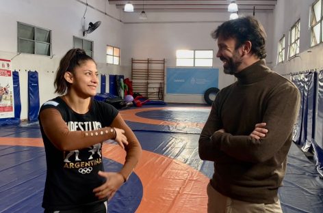 DEPORTISTA DE ELITE RIOJANA RECIBIÓ EL RESPALDO DE FELIPE ALVAREZ
