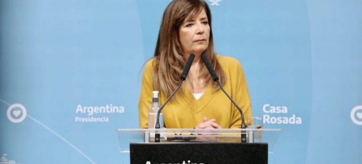 GABRIELA CERRUTI. «EL PLAN ECONÓMICO SIGUE SU RUMBO»