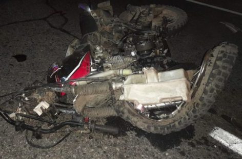 COLISIÓN ENTRE UN AUTO Y UNA MOTO EN RUTA 38 DEJÓ UN MUERTO COMO SALDO