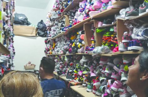 MEGA OPERATIVO. INCAUTARON CALZADO POR UNOS $40 MILLONES EN CHILECITO