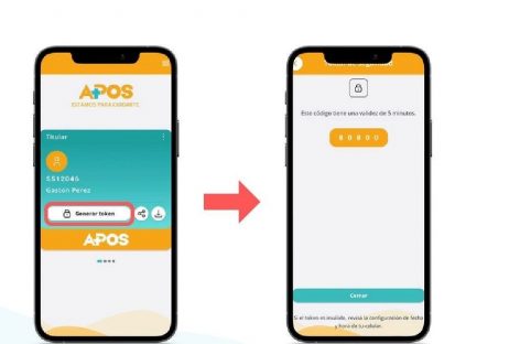 APOS. YA OPERA EL CARNET DIGITAL Y MILES DE AFILIADOS YA BAJARON LA APP