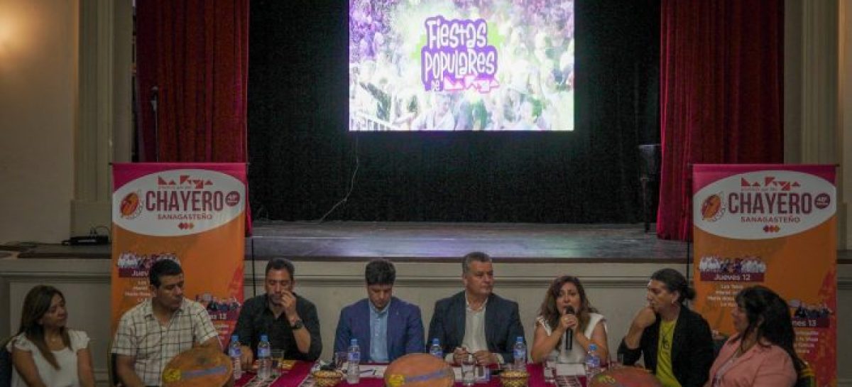 CHAYERO SANAGASTEÑO: DEL 12 AL 15 DE ENERO CON ARTISTAS CONFIRMADOS