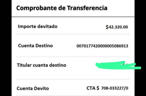 ALERTA POR ESTAFAS A COMERCIOS CON COMPROBANTES FALSOS DE TRANSFERENCIAS