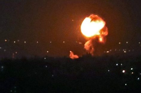 ISRAEL BOMBARDEÓ GAZA TRAS ATAQUE CON UN COHETE DESDE PALESTINA