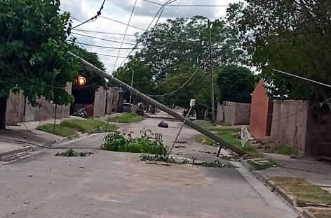 VIENTOS DE 110 KILÓMETROS POR HORA GOLPEARON LA RIOJA