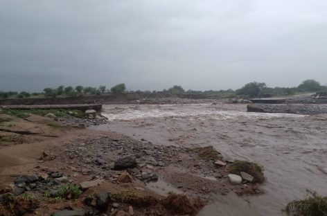 EL INTERIOR FUE GOLPEADO POR FUERTES LLUVIAS Y GENERÓ CRECIDAS DE RÍOS