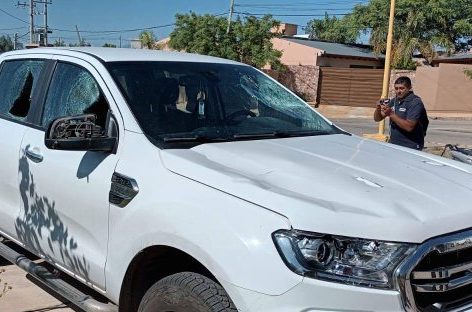CÓMO EN ‘RELATOS SALVAJES’, PERO EN CHILECITO: DESTROZAN CAMIONETA