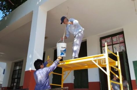 AVANZAN LOS TRABAJOS DE REFACCIÓN EN LAS ESCUELAS