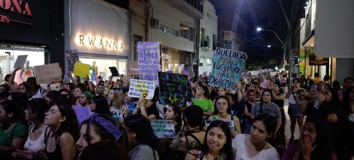 8M. MASIVA MARCHA FEMINISTA EN LA RIOJA CON CONSIGNAS CLARAS