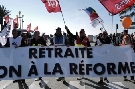 HUELGA EN FRANCIA: CRECE EL CONFLICTO POR LA REFORMA JUBILATORIA DE MACRON