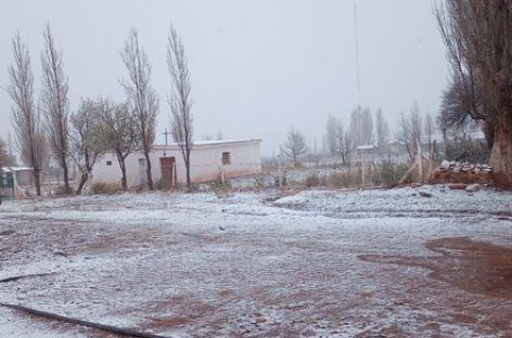 LAS NEVADAS SORPRENDIERON A VARIOS PUNTOS DE LA PROVINCIA