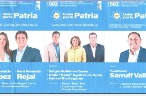 SE OFICIALIZARON LAS BOLETAS PARA LOS COMICIOS DEL 22 DE OCTUBRE