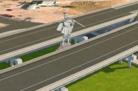 POR OBRA DEL NUDO VIAL NO DESCARTAN REUBICAR MONUMENTO A EL CHACHO
