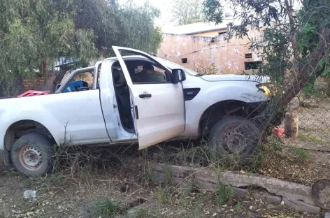 PERDIÓ EL CONTROL DE SU CAMIONETA, CHOCÓ Y MURIÓ EN EL LUGAR