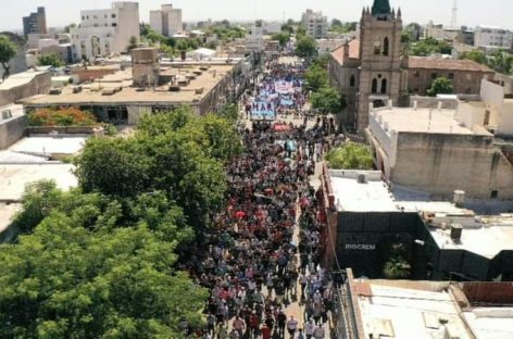 PARO NACIONAL. GREMIOS RIOJANOS ADHIRIERON CON FUERTE MOVILIZACIÓN