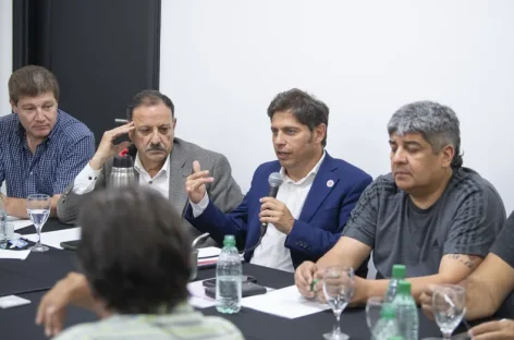 QUINTELA, KICILLOF Y LA CGT, VOLVIERON A CUESTIONAR EL RUMBO LIBERTARIO