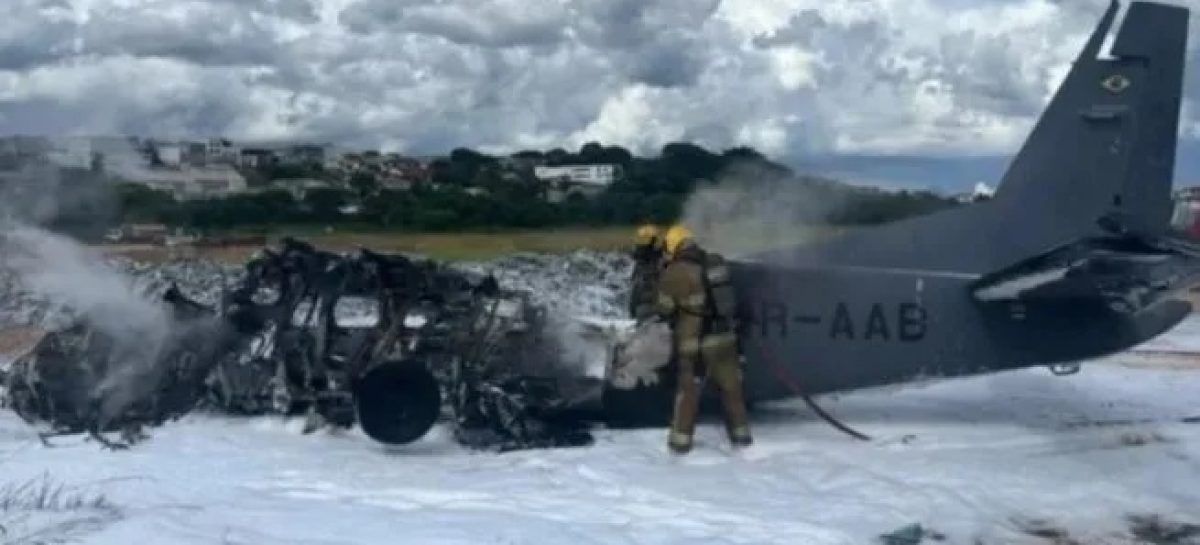 BRASIL. CAYÓ UN AVIÓN DE LA POLICÍA Y MURIERON DOS OFICIALES
