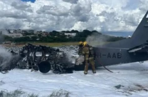 BRASIL. CAYÓ UN AVIÓN DE LA POLICÍA Y MURIERON DOS OFICIALES